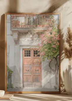 Floral Entry Plakat (21x29.7 cm (A4))