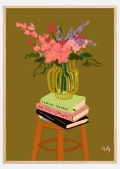 Floral Vase Plakat (21x29.7 cm (A4))