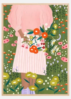 Flower Farm Plakat (21x29.7 cm (A4))