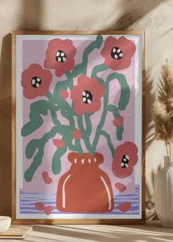 Flower Impression Plakat (21x29.7 cm (A4))