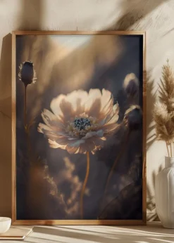 Flower in Morning Sun Plakat (21x29.7 cm (A4))