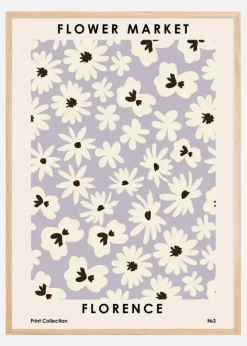 Flower Market Florence Plakat (21x29.7 cm (A4))
