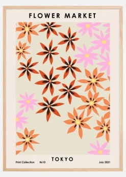 Flower Market Tokyo Plakat (21x29.7 cm (A4))