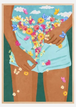 Flower Mood Plakat (21x29.7 cm (A4))