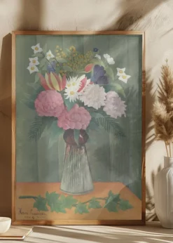 Flowers In a Vase Plakat (21x29.7 cm (A4))