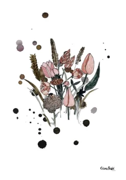 Flowers Plakat (21x29.7 cm (A4))