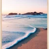 Foamy Beach Plakat (21x29.7 cm (A4))