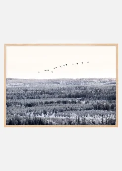 Follow me into the world Plakat (21x29.7 cm (A4))