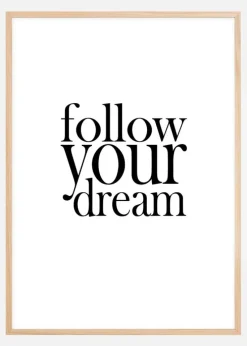 Follow your dream Plakat (21x29.7 cm (A4))