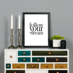 Follow your dream Plakat (21x29.7 cm (A4))