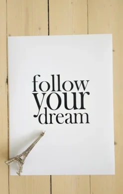 Follow your dream Plakat (21x29.7 cm (A4))