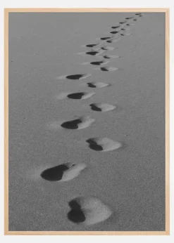 Foot Prints Plakat (21x29.7 cm (A4))