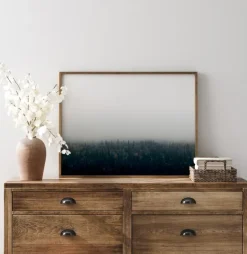 Forests in fog Plakat (21x29.7 cm (A4))