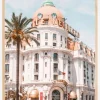 French Riviera Building Plakat (21x29.7 cm (A4))