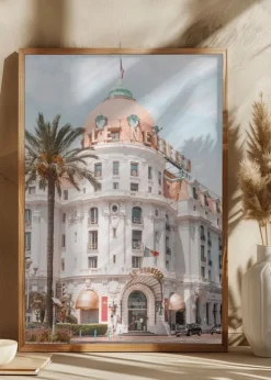 French Riviera Building Plakat (21x29.7 cm (A4))
