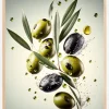 Fresh Olives Plakat (21x29.7 cm (A4))
