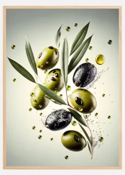 Fresh Olives Plakat (21x29.7 cm (A4))