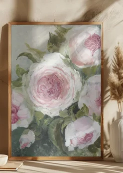 Freyia painterly florals Plakat (21x29.7 cm (A4))