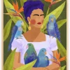 Frida and birds Plakat (21x29.7 cm (A4))