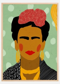 Frida Kahlo - A Girl Without Eyes Plakat (21x29.7 cm (A4))