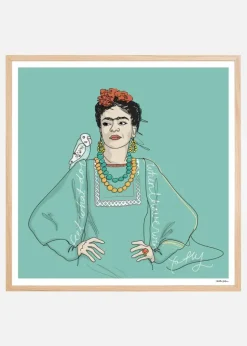 Frida Kahlo Plakat (30x30 cm)