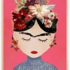 Frida (Pink Version) Plakat (21x29.7 cm (A4))