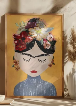 Frida (Yellow Version) Plakat (21x29.7 cm (A4))