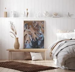 Frosty Leafs Plakat (21x29.7 cm (A4))