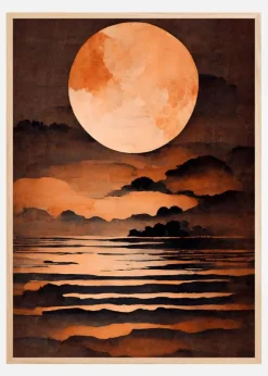 Full Moon Plakat (21x29.7 cm (A4))