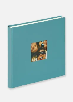 Fun Album Turkis - 26x25 cm (40 Hvide sider / 20 blade)