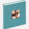 Fun Album Turkis - 30x30 cm (100 Hvide sider / 50 blade)
