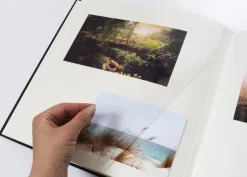 Fun Selvhæftende Blå - 33x34 cm (50 Hvide sider / 25 blade)