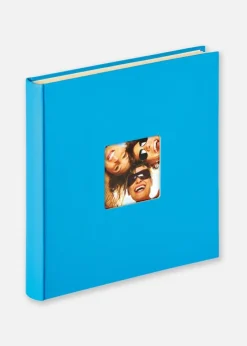 Fun Selvhæftende Havsblå - 33x34 cm (50 Hvide sider / 25 blade)