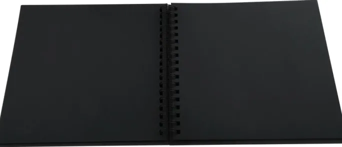 Fun Sort - 26x25 cm (40 Sorte sider)