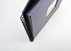 Fun Spiralalbum Blå - 30x30 cm (50 Sorte sider / 25 blade)