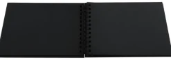 Fun Spiralalbum Sort - 23x17 cm (40 Sorte sider / 20 blade)