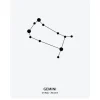Gemini - stjernetegn (21x29,7 cm (A4))
