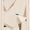 Geometric Beige art No.1 Plakat (21x29.7 cm (A4))