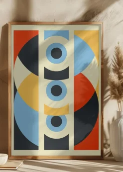 Geometric Pattern Plakat (21x29.7 cm (A4))