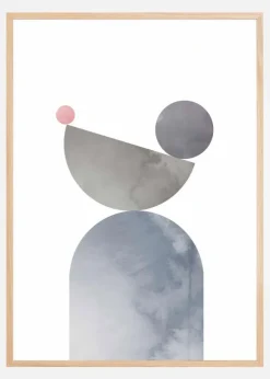 Geometrical Shapes Plakat (21x29.7 cm (A4))