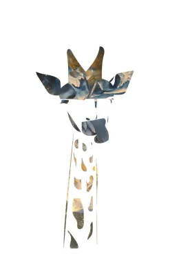 Giraffe sunrise Plakat (21x29.7 cm (A4))