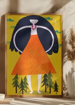 Girant Girl Plakat (21x29.7 cm (A4))