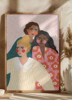 Girl Friends Plakat (21x29.7 cm (A4))