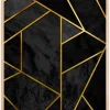 Gold & Black Marble Plakat (21x29.7 cm (A4))