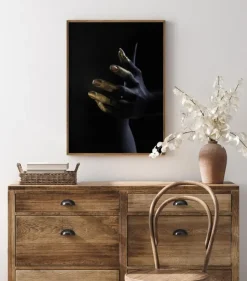 Golden Hands I Plakat (21x29.7 cm (A4))