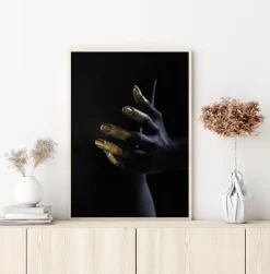 Golden Hands I Plakat (21x29.7 cm (A4))