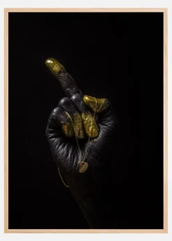 Golden Hands V Plakat (21x29.7 cm (A4))