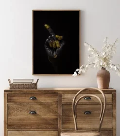 Golden Hands V Plakat (21x29.7 cm (A4))