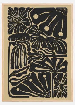 Graphic Art Brown Plakat (21x29.7 cm (A4))