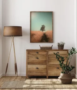 Grass And Path Plakat (21x29.7 cm (A4))